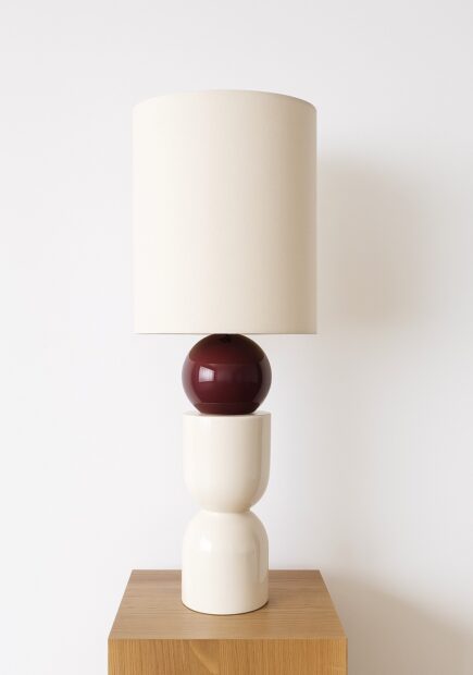 Lampa stołowa 03 (bordo)